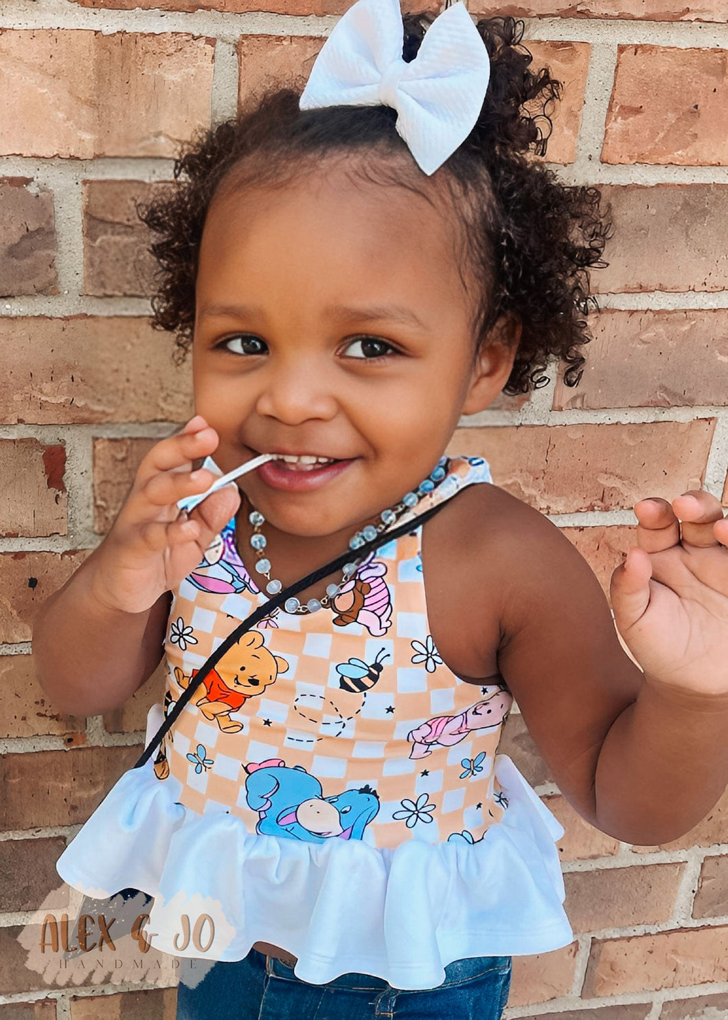 Ruffled Tank(0-3m-9/10)*Click to see print options*
