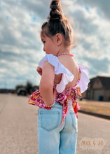 Load image into Gallery viewer, Ruffled Tie-Back Top(0-3m-5/6)*Click to see print options*
