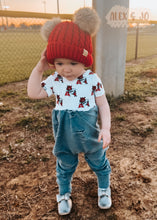 Load image into Gallery viewer, Grace Bubble Romper - pants version w/short sleeves(0-3m-5/6)*Click to see print options)
