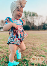 Load image into Gallery viewer, Grace Bubble Romper - short sleeve version w/ruffles(Nb-5/6) *Click to see print options*
